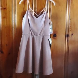 Blush shimmer dress